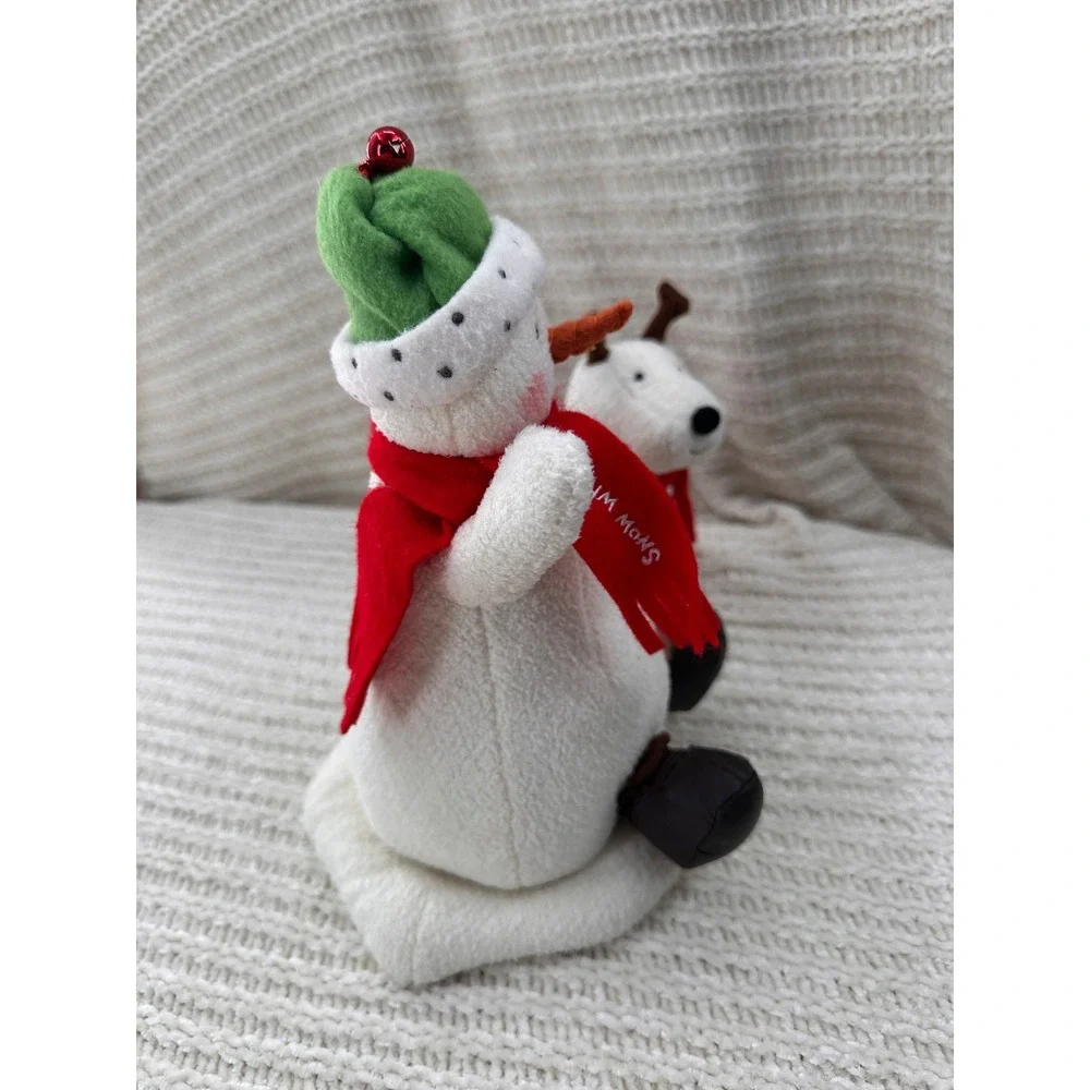 Hallmark‎ Jingle Pals Snowman Dog Plush Animated Singing Dancing Christmas Toy